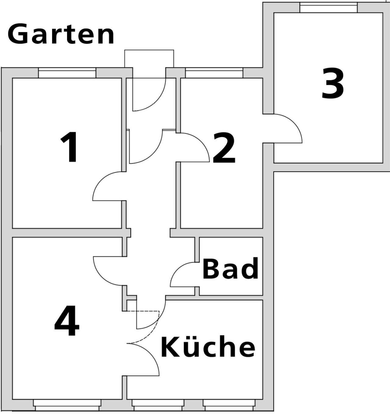 Messe-Apartment, 4 Schlafzimmer, 80 Qm, Garten - 6 Km Zur Messe, Verkehrsguenstig, Ruhig, Parkplaetze Nuremberg Exterior photo
